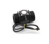 Capteur de débit à turbine, débitmètre liquide à effet Hall 1/2 3/4 1 2 pouces for chauffe-eau d'irrigation Lectures précises(YF-DN40)