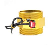 Capteur de débit à turbine DN80 en aluminium galvanisé, pour surveillance du débit dans les systèmes de réutilisation de l'eau pour les contrôleurs d'irrigation et les stations de traitement