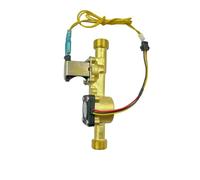 Capteur de débit d'eau à effet Hall en laiton 5-12 V G1/2" USC-HS21TX 1-30 L/min Débitmètre Débitmètre combiné avec électrovanne 12 V tout-en-un