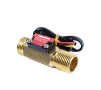 Capteur de débit d'eau à effet Hall, lot de 2 pièces, G1/2''G3/4'' B1-B10, 1-40 l/min, débitmètre for contrôle industriel (laiton) Débitmètre eau(B3 4 points length 66mm)