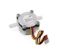 Capteur de débit d'eau à effet Hall, sonde de débitmètre en plastique pour machine à café et distributeur d'eau, connexion rapide de 7 mm, détecteur de faible débit 0,5-3 L/min, (2 mm)
