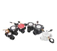 Capteur de débit d'eau à effet Hall YF-S201, 1-200L/min, G1/2 G3/4 G1 G2, vanne en plastique for compteur d'eau et de liquide d'irrigation, 1 pièces(YF-DN40)