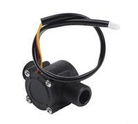 Capteur de débit d'eau DN15 S168 pour chauffe-eau et distributeur, débitmètre électromagnétique avec plage de 0,5 à 10 l/min, filetage G1/2 (30 cm)