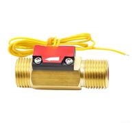 Capteur de débit d'eau en alliage de cuivre G1/2, filetage 1-30 l/min, anche magnétique pour systèmes de protection contre les incendies CVC, contrôle de plomberie industrielle -20 °C à 150 °C