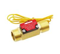 Capteur de débit d'eau en laiton à filetage extern External Thread Connection Water Flow Control Sensor Switch 1.5-30L/Min Débitmètre industriel