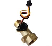 Capteur de débit d'eau entièrement en cuivre compatible avec Triton T30I pour robinet d'eau chaude instantanée Interrupteur détecteur de débit en laiton