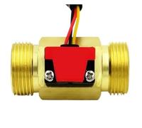 Capteur de débit d'eau G1/2, 4 Points, débitmètre en cuivre, interrupteur, coque, compteur à effet Hall