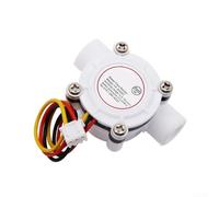 Capteur de débit d'eau Hall, plage de 0,5 à 10 l/min, interface de filetage de tuyau en polyéthylène, débitmètre précis pour distributeur d'eau et applications de machine à café (S402C)