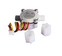 Capteur de débit d'eau Interrupteur Compteur Compteur Indicateur Débitmètre à effet Hall 0,3-6 L/min G1/4 Toilettes à électrolyse