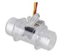Capteur de débit d'eau transparent ultra solaire 24V USN-HS21TT, 1-30L/min, capteur de débitmètre