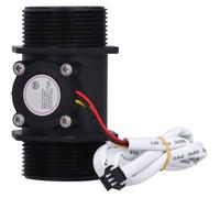 Capteur de débit d'eau YF-DN40, débitmètre à turbine en plastique, utilisé dans les distributeurs d'eau de chauffe-eau, avec inter