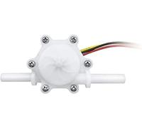 Capteur De Débit Die Xh2.54 6mm Capteur De Débit D’Eau à Hall en Ligne Débitmètre à Turbine 0,05-1l / Min pour Boire