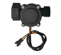 Capteur de débit pour chauffe-eau électrique, interrupteur de surveillance précis en temps réel pour une économie d'énergie efficace, pièce de rechange en plastique robuste, installation facile, noir