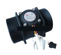 Capteur de débitmètre d'eau YF-DN50 G2" pouces Débitmètre Caudalimetr Compteur Indicateur Système de débit d'eau Jauge Appareil 10-200L/mi