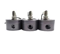 Capteur de débitmètre d'huile à engrenage ovale en aluminium, 1 pièce, G1/4 G3/8 G1/2 G3/4 G1, distributeur de carburant et de Diesel à effet Hall fileté(G1-4)