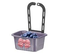 Capteur de Déchets Alimentaires pour Évier - Grille de Drainage Alimentaire pour Fruits et Légumes Montée sur Robinet - Conteneur Filtre Multifonction Pour Riz Fruits Viande Savon Cuisine Appartement
