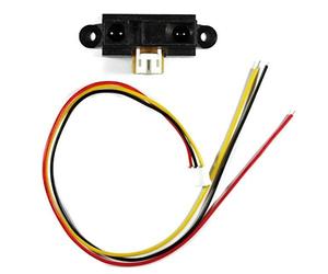 Capteur de Distance Sharp GP2Y0A02YK0F, 10-80 cm,/Distance Couteau avec câble de Connexion, par Exemple pour Arduino