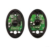 Capteur de faisceau de sécurité pour porte de garage, anti-reflet jusqu'à 50 000 lux, design résistant aux intempéries et anti-buée, circuit de filtre numérique, 7648 mm noir PC