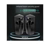 Capteur de Faisceau Infrarouge à Batterie 15 M /AC 12-24 V, Étanche IP5, Capteur de Sécurité pour Porte Automatique, Alarme