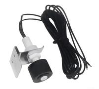 Capteur de flotteur en acier inoxydable pour détection de débordement de condensat de bac de vidange CVC - Capteur de niveau normalement fermé avec support auto-maintien, Compat