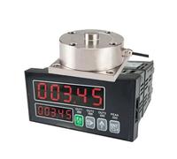 Capteur de force de compression à crêpes de 0 à 7 tonnes, type à rayons, acier allié + indicateur de cellule de charge, affichage 3 kN, 10 kN, 20 kN, 70 kN Mesure du poids(30kN Indicator)