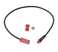 Capteur de frein rouge étanche à 2 broches pour kit de conversion de vélo électrique assurant un fonctionnement sûr des freins hydrauliques, protège les mécanismes de chaîne
