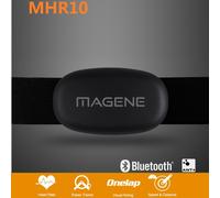 Capteur De Fréquence Cardiaque Magene, Ordinateur De Vélo, Avec Sangle De Poitrine, Ant, Bluetooth, Capteur Mhr10, Compatible Avec Garmin Bryton Igps Suunto