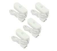 Capteur de fuite d'eau intelligent pour application Tuya WiFi Détecteur d'inondation Système d'alarme sans fil Sécurité domestique 91 x 38 mm (4 pièces)