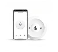 Capteur de Fuite d'eau Zigbee, détecteur d'inondation sans Fil, Compatible avec Tuya, Smartlife, Home Assistant, Z2MQTT, Alexa et Google Home (hub Tuya Zigbee 3.0 requis)