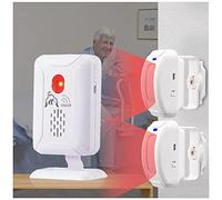 Capteur de lit professionnel avec alarme et prévention des chutes pour personnes âgées/démence et plus encore, capteur de mouvement avec 5 niveaux de volume