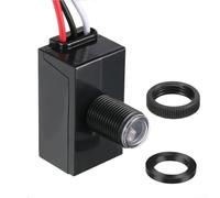 Capteur de lumière photoélectrique 240 VAC 500 W ABS du crépuscule à l'aube Interrupteur de commande photoélectrique extérieur