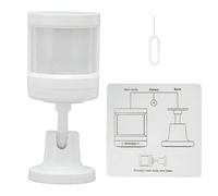 Capteur de Mouvement Infrarouge Alerte de Mouvement de Mouvement Détecteur d'alarme Détecteur de sécurité Home Security Monteur Quotidien avec Une Technologie de pir avancée ABS