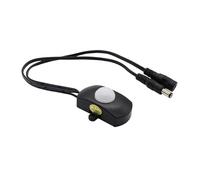Capteur de mouvement infrarouge PIR for corps humain, DC5V-24V 12V, contrôle la barre lumineuse LED, capteur photosensible, connecteur commutateur(Tdl-2023 Black)