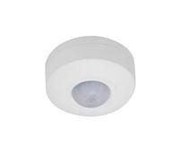 Capteur de Mouvement IP20, Blanc, Compact (4 x 8 x 8 cm) et avec Une Plage de détection de 360 °. Idéal pour Les espaces jusqu'à 6 mètres. Sécurité et Confort dans Votre Maison.