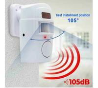 Capteur de mouvement - keeper - Sans fil - Alarme - 2 télécommandes - Sirène intérieure