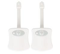 Capteur de mouvement LED de lumière de toilette 8 couleurs veilleur de la salle de bain pour la famille