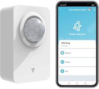Capteur de Movimiento Inteligente Pir Détecteur de mouvement : infrarouge WiFi Movimiento Détecteur de Movimiento inalámbrico Con alimentación de batería & USB, application moniteur compatible Alexa