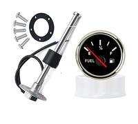 Capteur de niveau de liquide Capteur de niveau de carburant de voiture de bateau marin avec compteur de réservoir indicateur 0~190 Ohm 52mm jauge de carburant for unité d'envoi de carburant avec 100