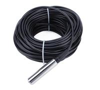Capteur de Niveau de Liquide Submersible 4 20mA en Acier Inoxydable | Sonde de niveau d\'eau avec câble de 108 pieds, portée de 0 à 5 m, outil de station d\'épuration pour réservoir
