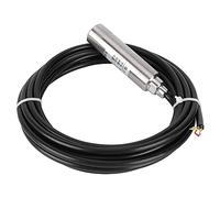 Capteur de Niveau de Liquide, Transmetteur de Pression DC 24V 4-20mA pour la Surveillance du Niveau D'eau Jusqu'à 5 M de Profondeur, Sonde étanche IP68 en Acier Inoxydable pour Puits, Château D'eau