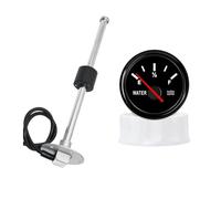 Capteur de niveau d'eau + indicateur de niveau d'eau 52mm, indicateur de réservoir avec rétro-éclairage rouge 0-190 Ohm/240~33 ohm Surveillance stable(240~33 ohm,With 150mm Sensor)