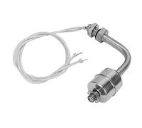 Capteur de niveau d'eau liquide miniature d'interrupteur à flotteur, capteur de niveau d'eau liquide d'acier inoxydable Contrôleur de niveau de flotteur hauteur verticale 75mm