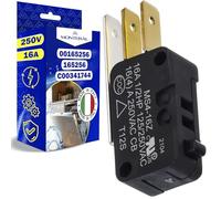 Capteur de Niveau D'eau pour Lave Vaisselle 250V 16A avec le Code Original 00165256 165256 pour Bosch pour Siemens C00341744 pour Indesit - MADE IN ITALY - Garantie de 10 Ans - MONTERAL