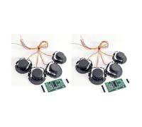 Capteur de pesage à cellule charge 50 kg, jauge contrainte demi-pont, capteur poids for balance corporelle humaine + support montage pour les appareils de pesage(8sensor 2module)