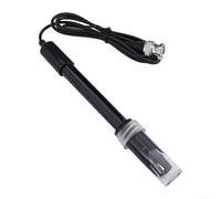 Capteur de pH avec électrode BNC pour mesurer l'acidité dans les liquides compatible avec la surveillance de l'environnement (Noir)