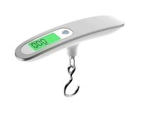Capteur de poids, 304 Acier Inoxydable 50kg Main Suspendue Portable Électronique Bagages Poids Mesure Numérique Pesage Balances À Bagages(Hook)