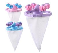 Capteur De Poils D'Animaux Pour Lave Linge 3 Pièces Enlève Peluche Conique
