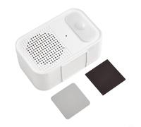 Capteur de porte avec puce intelligente intégrée pour une détection fiable des visiteurs jusqu'à 6 mètres, avec niveaux sonores réglables et support magnétique (blanc)