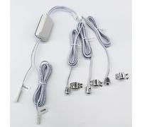 Capteur de porte d'armoire DC 12 V-24 V Interrupteur de contrôle de lumière LED, marche/arrêt automatique pour intérieur, charge 100 W, IP20, ou dissimulé (B)