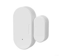 Capteur de porte et de fenêtre pour ZigBee, sécurité intelligente avec alertes en temps réel Surveillance sans fil Installation facile Fonctionnement Blanc Intégration transparente pour locataires